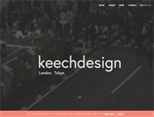 Tablet Screenshot of keechdesign.co.uk